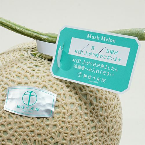 マスクメロン(化粧箱）2個入（各約1.3kg） No30 | 銀座千疋屋